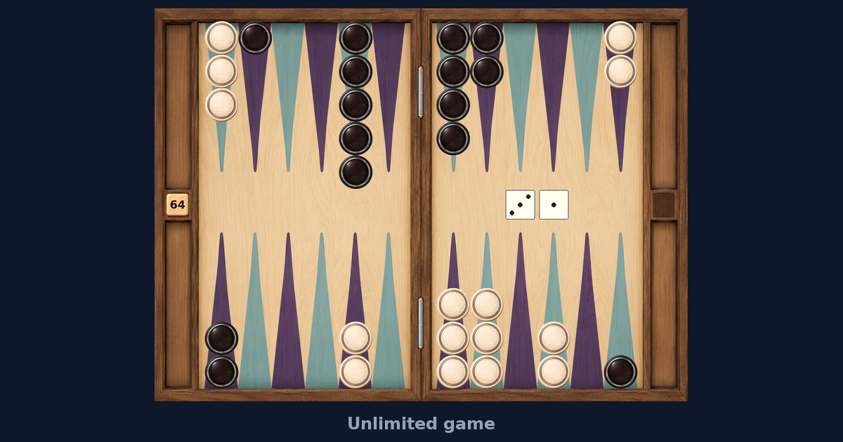 Backgammon position shared with you